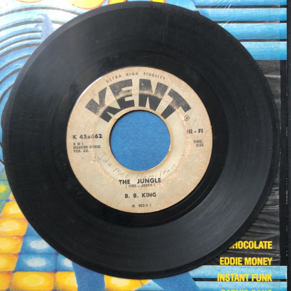 B. B. King The Jungle/Long Gone Baby Vinyl 45 Record